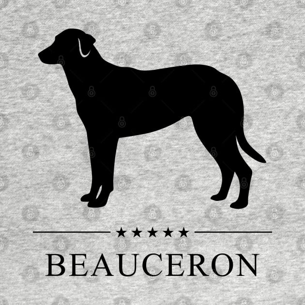 Beauceron Black Silhouette by millersye